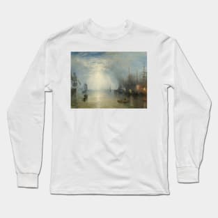 Keelmen Heaving in Coals by Moonlight by J.M.W. Turner Long Sleeve T-Shirt